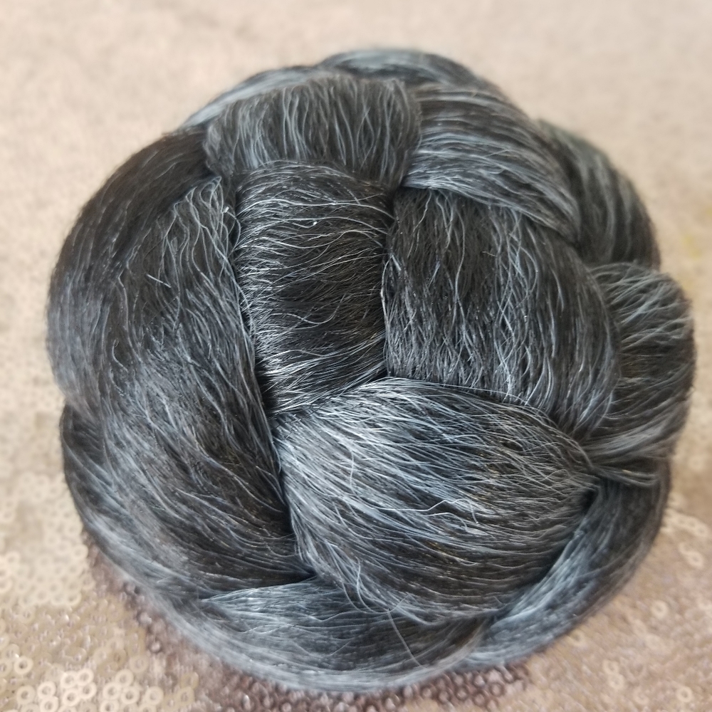 Sepia Collection Grey/Black Hair Bun